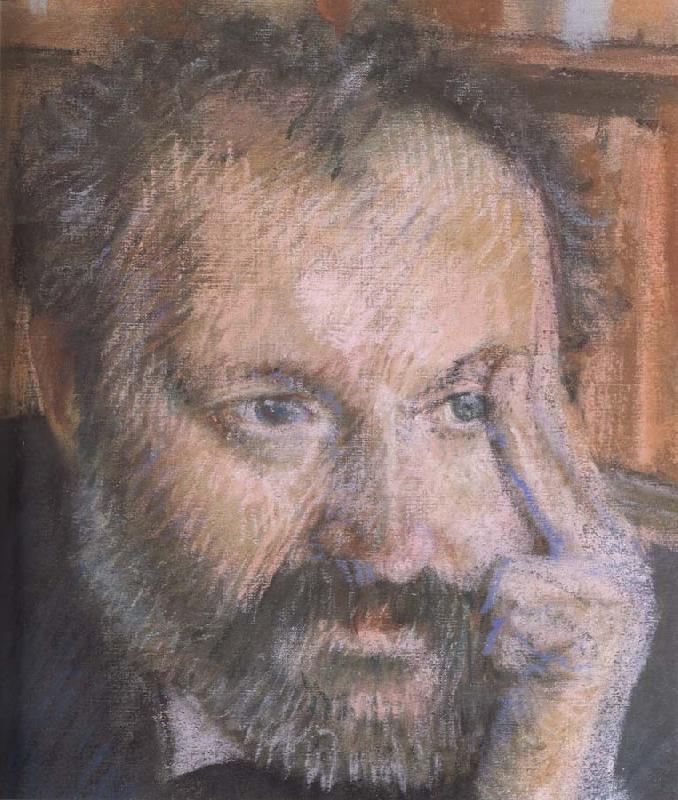 Edgar Degas Detail of  Portrait of the man oil painting image